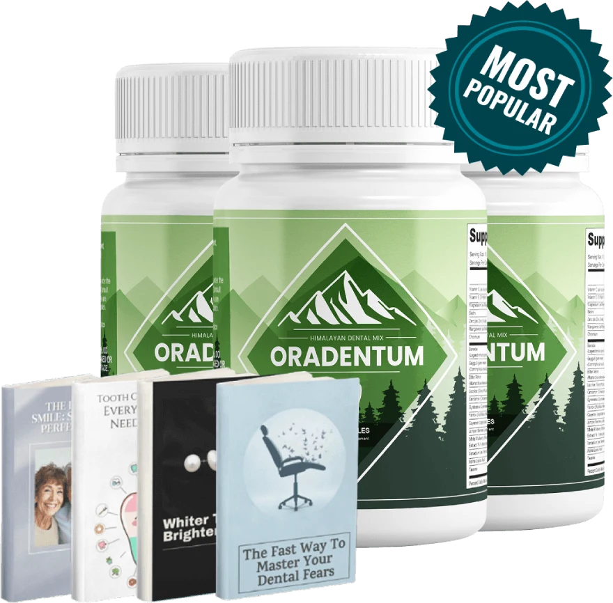 Oradentum confident smile supplement silver pack